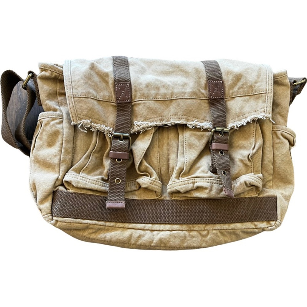 Gootium messenger bag - khaki/tan
